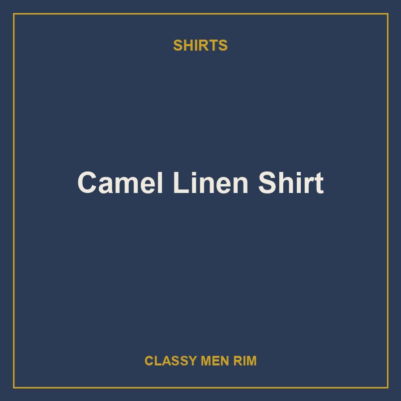 Camel Linen Shirt