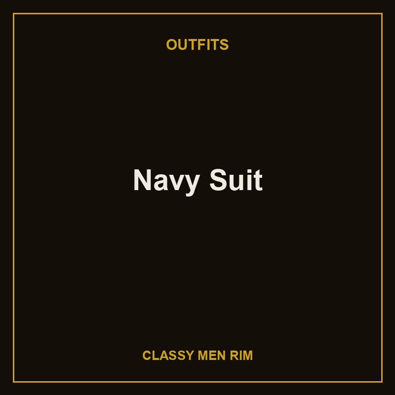 Navy Suit