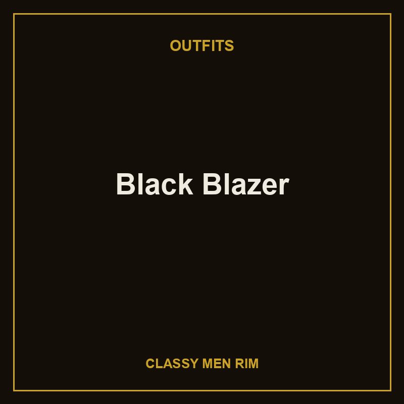 Black Blazer