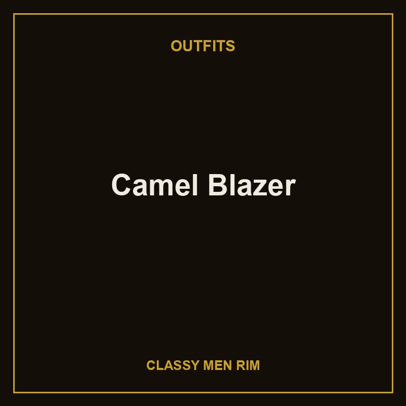Camel Blazer