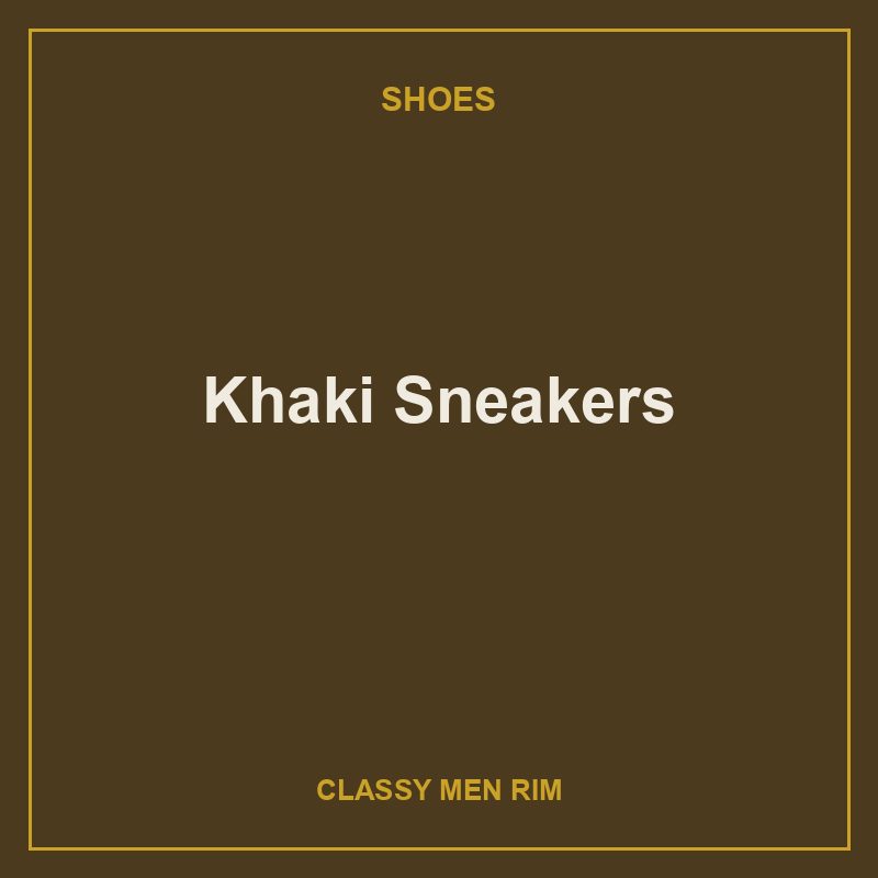 Khaki Sneakers