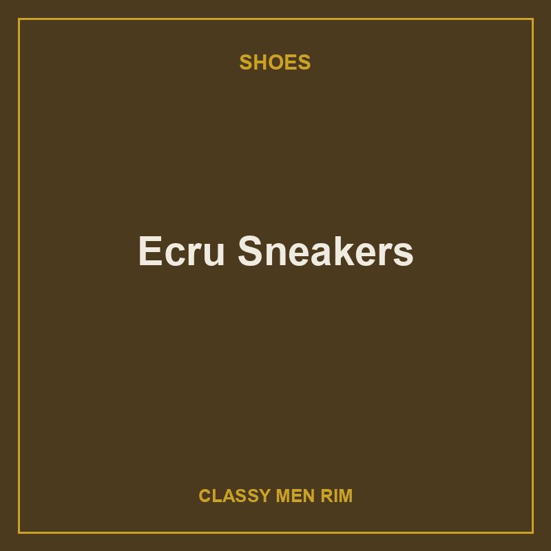Ecru Sneakers