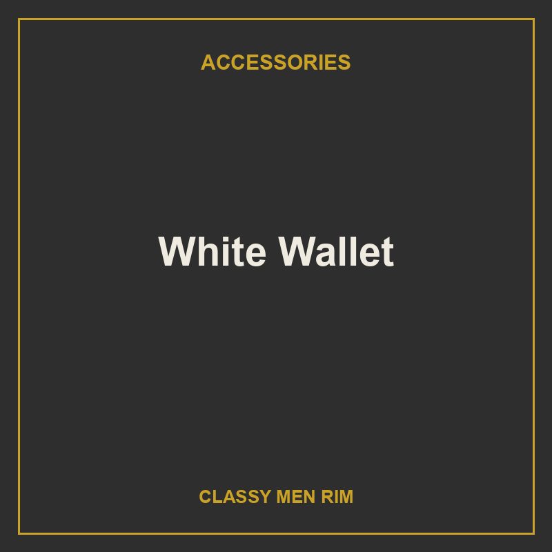White Wallet