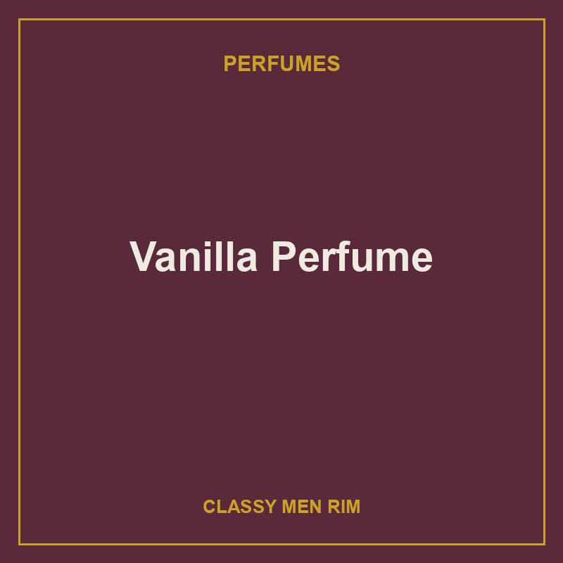 Vanilla Perfume