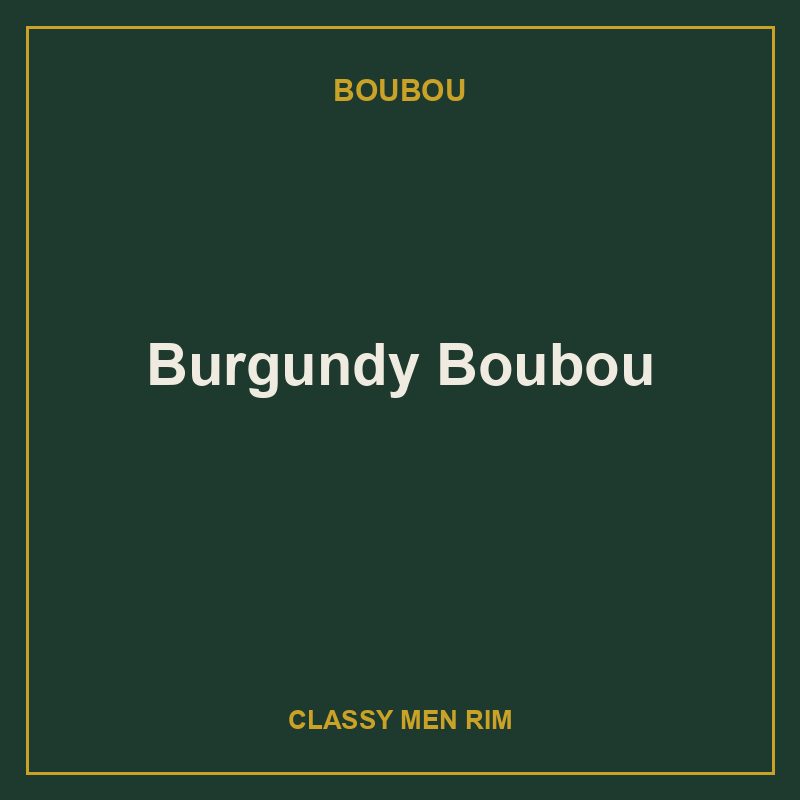 Burgundy Boubou